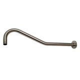 Whitehaus WHSA520-BN Showerhaus Long Hooked Solid Brass Shower Arm