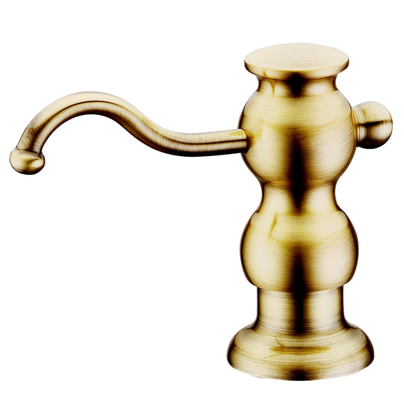 Whitehaus WHSD031-AB Solid Brass Soap/Lotion Dispenser