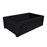 Whitehaus WHSIV3333-BLACK Glencove St. Ives 33" Front Apron Fireclay Sink