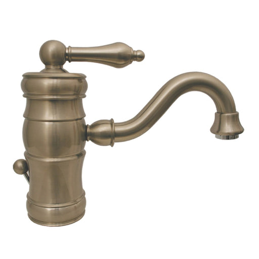 Whitehaus WHSL3-9722-BN Vintage III Single Hole/Single Lever Bathroom Faucet