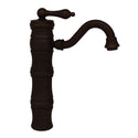 Whitehaus WHSL3-9724-MB Vintage III Single Hole/Single Lever Elevated Bathroom Faucet