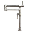 Whitehaus WHST10004-002SK-BSS Waterhaus Solid Stainless Steel Deck Mount Pot Filler