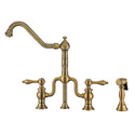 Whitehaus WHTTSLV3-9771-NT-AB Twisthaus Plus Bridge Faucet