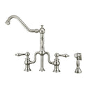 Whitehaus WHTTSLV3-9771-NT-C Twisthaus Plus Bridge Faucet