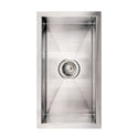 Whitehaus WINEHAUS Noah's Collection Commercial Single Bowl Undermount Sink