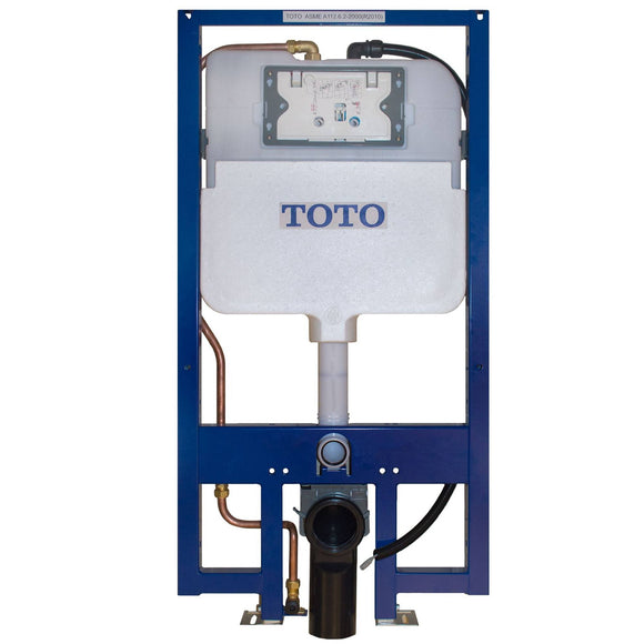 TOTO WT173MA DuoFit Wallmount Tank System with Copper Pipe - with 1.28 and 0.9 GPF Autoflush