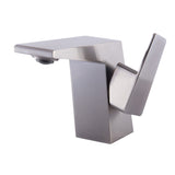 ALFI Brand AB1470-BN Brushed Nickel Modern Single Hole Bathroom Faucet