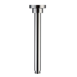 ALFI Brand AB10RC-PC Polished Chrome 10" Round Ceiling Mounted Shower Arm