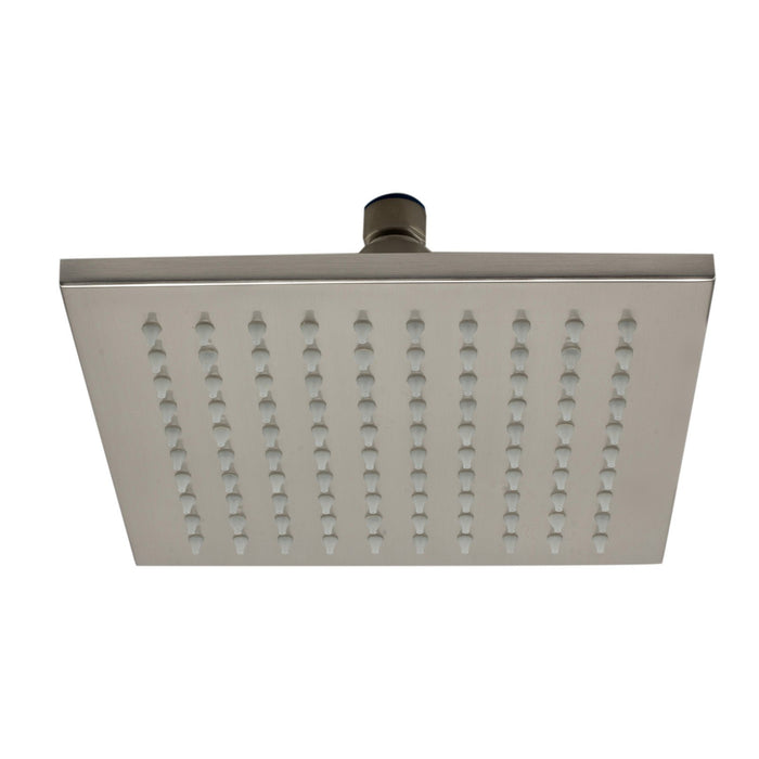 ALFI Brand LED8S-BN Brushed Nickel 8" Square Multi Color LED Rain Shower Head