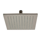 ALFI Brand LED8S-BN Brushed Nickel 8" Square Multi Color LED Rain Shower Head