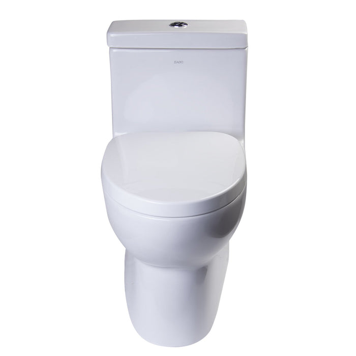 Eago TB359 Dual Flush One Piece High Efficiency Low Flush Ceramic Toilet