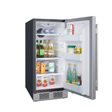 Avallon AFR152SSRH 15" Wide 3.3 Cu. Ft. Compact Refrigerator in Stainless Steel