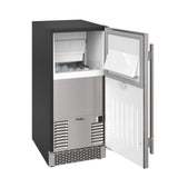 Avallon AIMG151PSSIRH 15" Wide 26 Lbs. Capacity Built-In and Free Standing Ice Maker in Stainless Steel