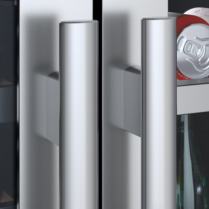 Avallon AWC242FD 24" Wide 42 Bottle Capacity French Door Wine Cooler in Stainless Steel