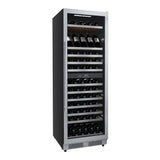 Avallon AWC243TDZRH 24" Wide 140 Bottle Capacity Built-In or Freestanding Wine Cooler Stainless Steel