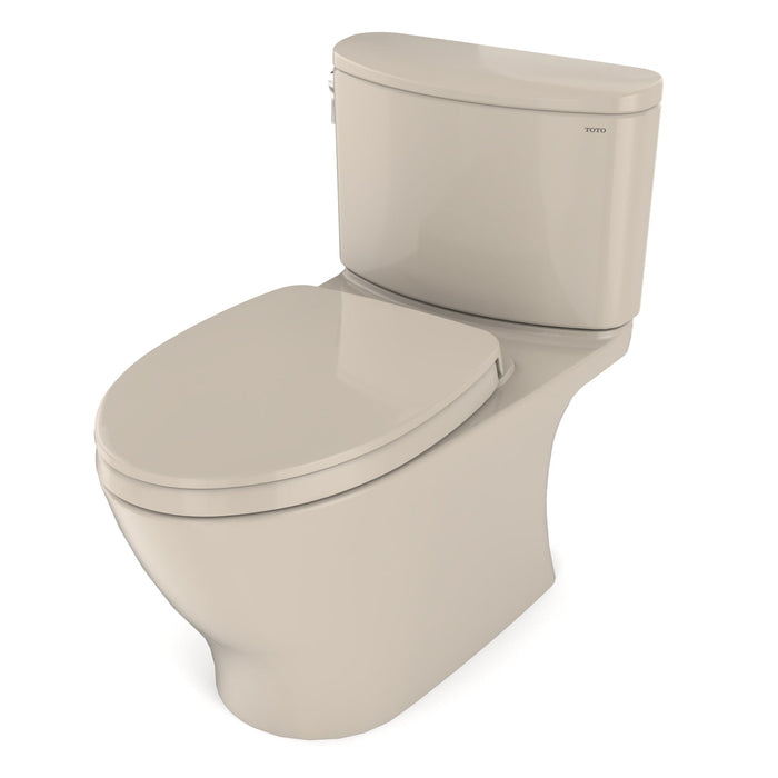 TOTO MS442124CUFG#03 Nexus 1G Two-Piece Toilet with SS124 SoftClose Seat, Washlet+ Ready, Bone Finish