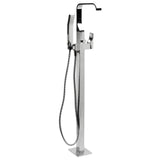 ALFI AB2180-PC Polished Chrome Floor Mounted Tub Filler Mixer with Shower Head