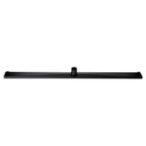 ALFI Brand ABLD47C-BM 47" Black Matte Stainless Steel Linear Shower Drain with Groove Holes