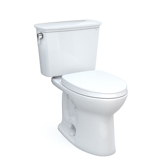 TOTO MS786124CEFG.10#01 Drake Two-Piece Toilet with 10" Rough-in and SoftClose Seat