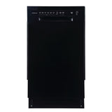 Built In Compression Dishwasher Black 18 6Cyc