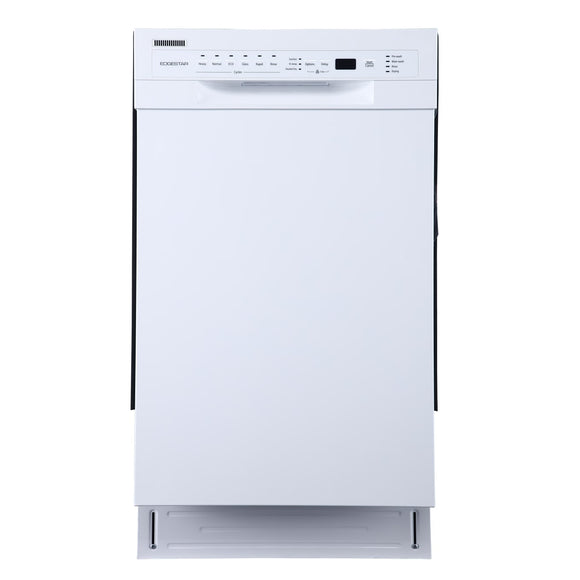 Built In Compression Dishwasher White 18 6Cyc