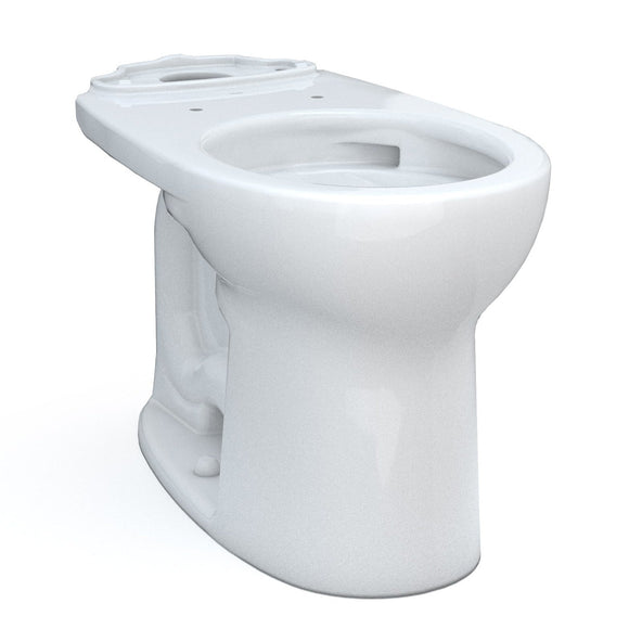 TOTO C775CEFG#01 Drake Round Tornado Flush Toilet Bowl with CEFIONTECT