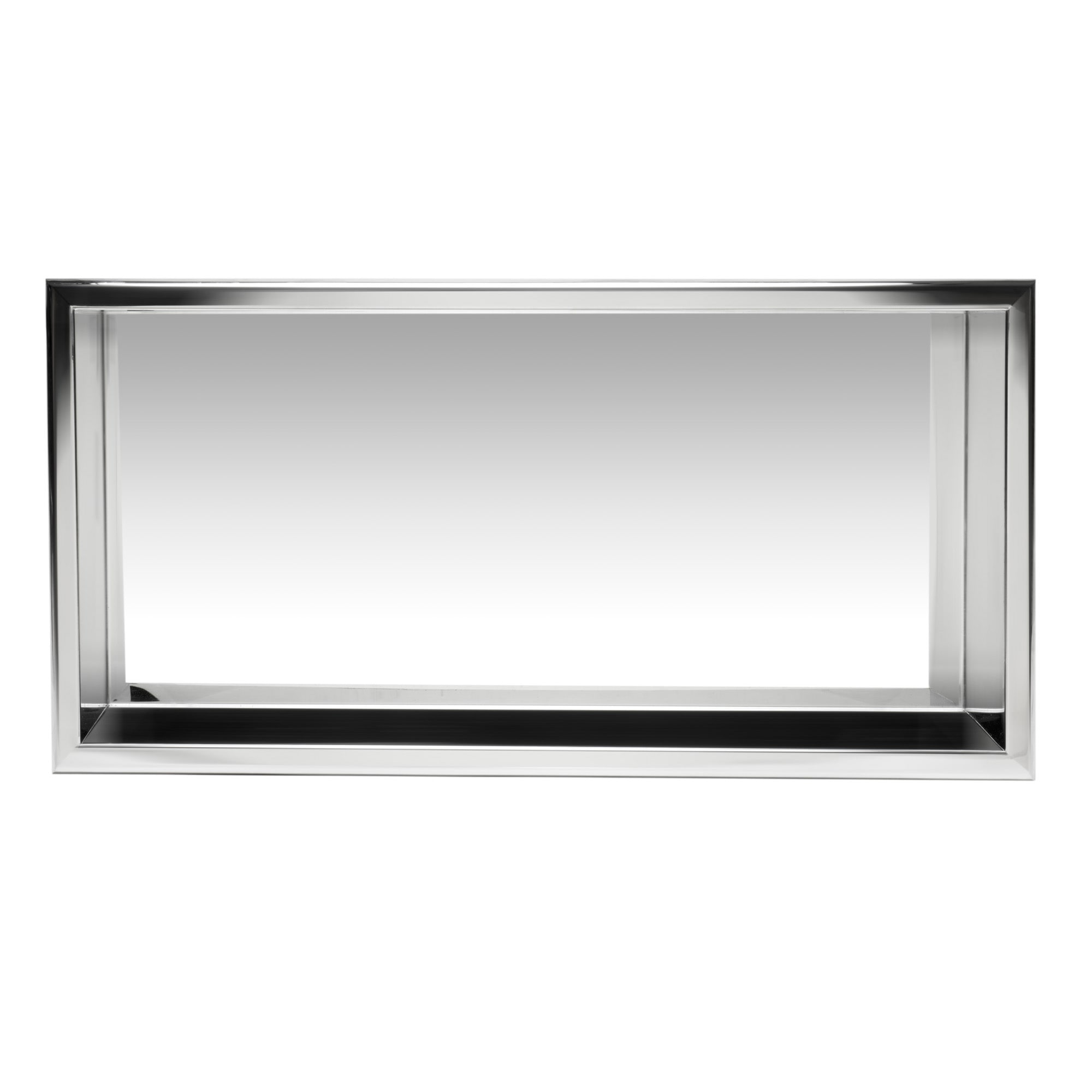 ALFI AB9547 Polished Chrome Wall Mounted Glass Shower Shelf Bathroom  Accessory – Bath4All