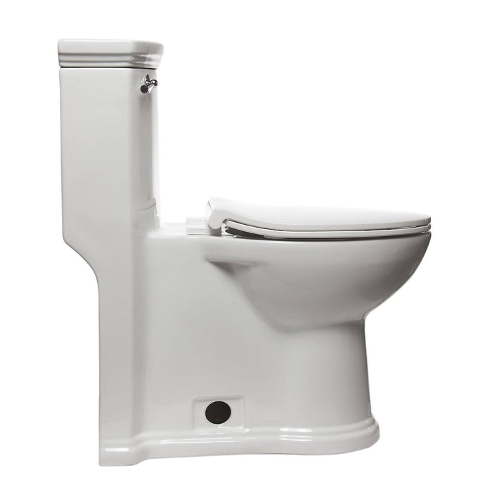 EAGO TB364 ADA Compliant One Piece Single Flush Toilet