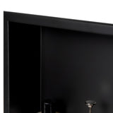 ALFI Brand 16" x 16" Black Matte Stainless Steel Square Single Shelf Bath Shower Niche