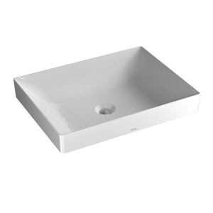 TOTO LT475GR#01 Kiwami Rectangular 20" Vessel Bathroom Sink with CEFIONTECT
