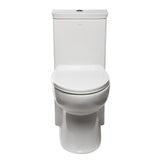 EAGO TB377 ADA Compliant One Piece Single Flush Toilet