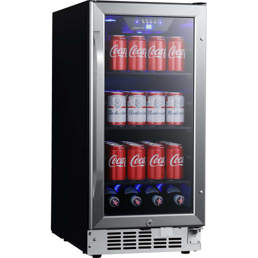 Built In Beverage Center Black & Stainless Steel
