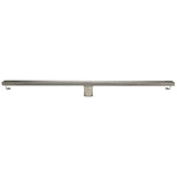 ALFI ABLD36D 36" Modern Stainless Steel Linear Shower Drain with Groove Lines