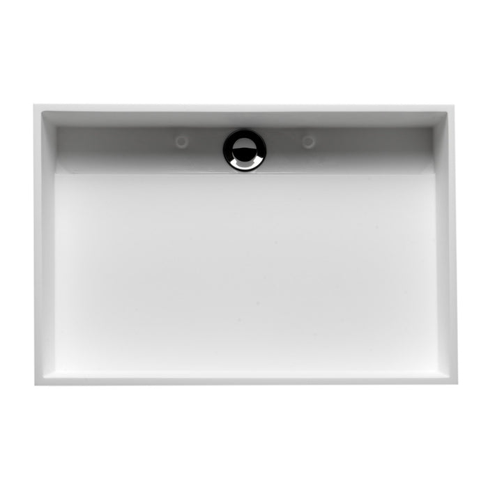 ALFI Brand ABRS2014 20" x 14" White Matte Solid Surface Resin Sink