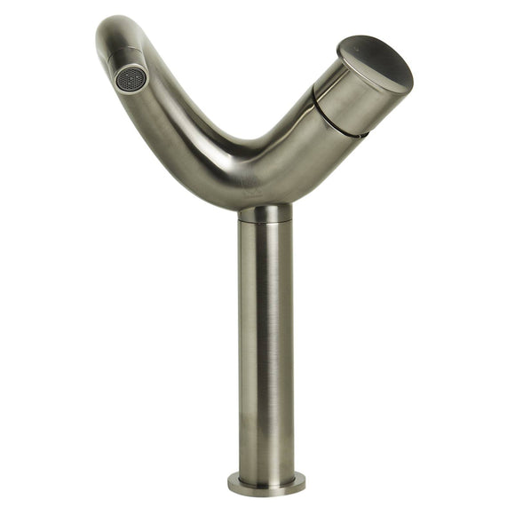 ALFI Brand AB1570-BN Tall Wave Brushed Nickel Single Lever Bathroom Faucet
