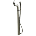 ALFI AB2728-BN Brushed Nickel Floor Mounted Tub Filler + Mixer with Shower Head