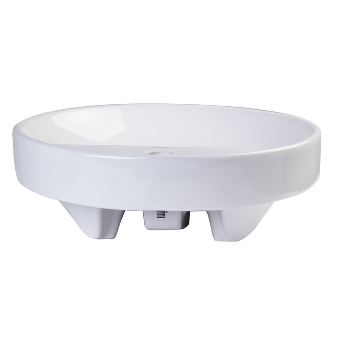 EAGO BA141 18" ROUND CERAMIC ABOVE MOUNT BATHROOM BASIN VESSEL Sink