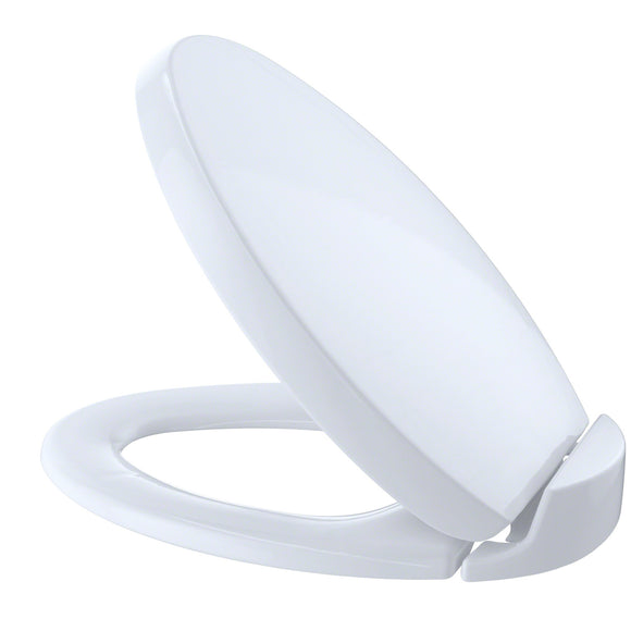 TOTO Oval SoftClose Non Slamming, Slow Close Toilet Seat and Lid, Cotton White, SKU: SS204#01