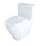 TOTO MS626124CEFG#01 Aimes WASHLET+ One-Piece Elongated 1.28 GPF Skirted Toilet, Cotton White