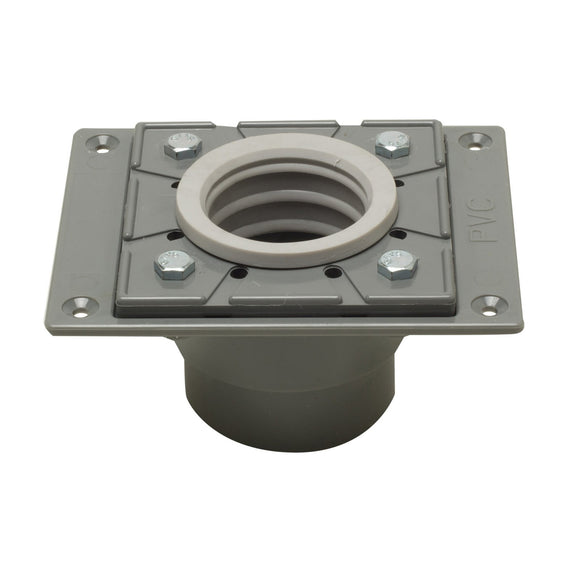 ALFI Brand ABDB55 PVC Shower Drain Base with Rubber Fitting