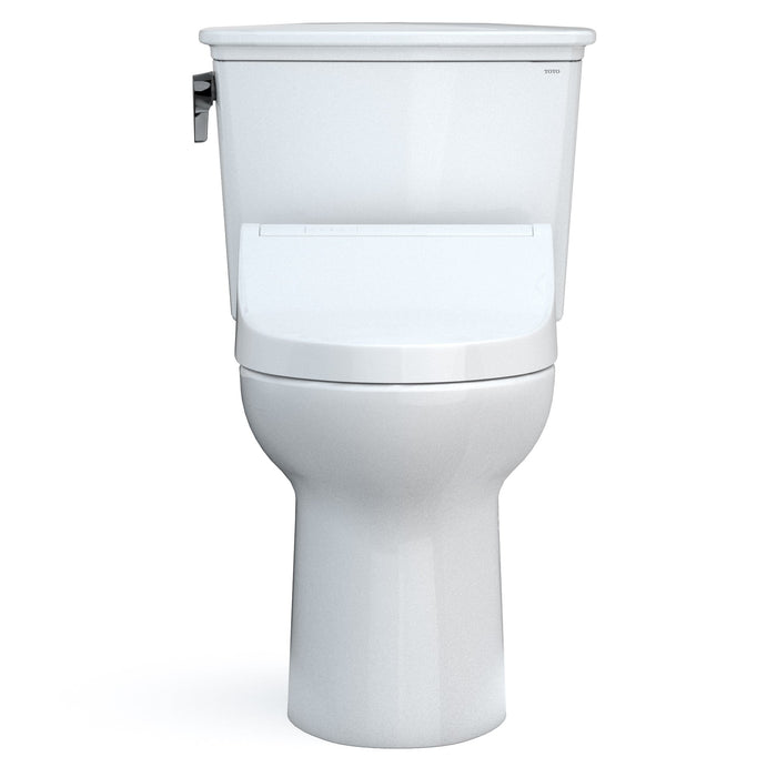 TOTO MW7863084CEG#01 Drake Washlet+ Two-Piece 1.28 GPF Toilet with C5 Bidet Seat
