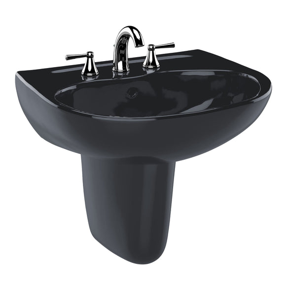 TOTO LHT241.8#51 Supreme Oval Wall-Mount Bathroom Sink and Shroud for 8" Center Faucets
