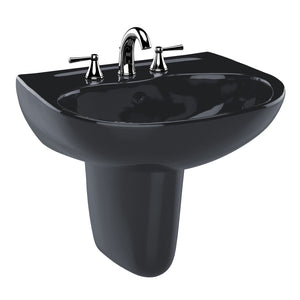 TOTO LHT241.4#51 Supreme Oval Wall-Mount Bathroom Sink and Shroud for 4" Center Faucets