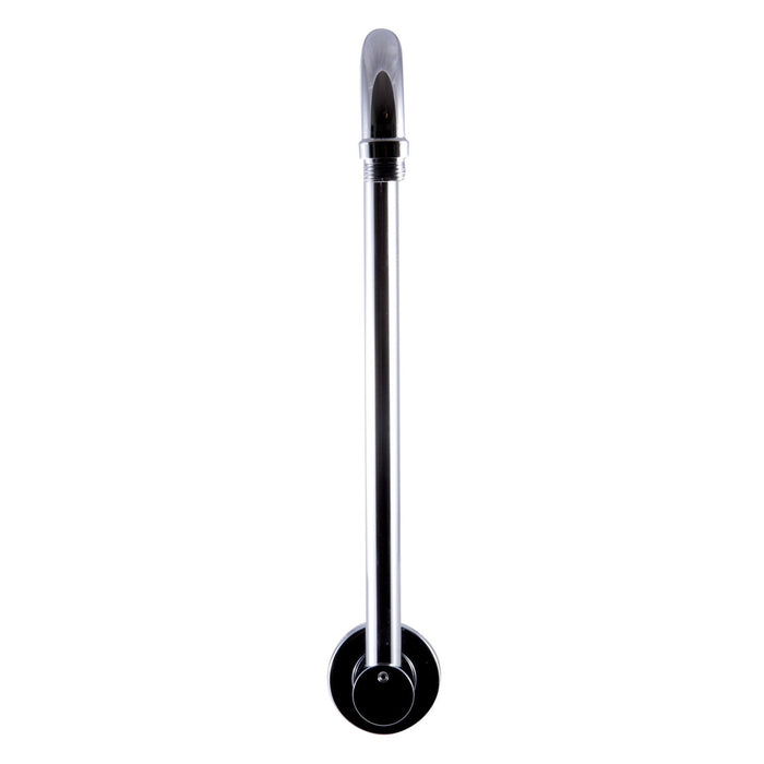 ALFI Brand AB12GRW-PC Polished Chrome 12" Round Raised Wall Mounted Shower Arm