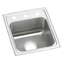 Elkay PSR15173 Celebrity Stainless Steel 15" x 17-1/2" x 7-1/8", 1-Bowl Top Mount Bar Sink