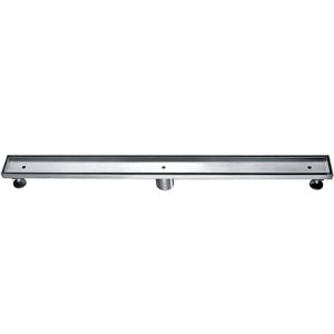 ALFI Brand ABLD36A 36" Modern Stainless Steel Linear Shower Drain without Cover