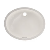 TOTO LT597G#11 Dantesca Oval Undermount Bathroom Sink with CeFiONtect, Colonial White
