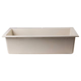 ALFI AB3020DI-B Biscuit 30" Drop-In Single Bowl Granite Composite Kitchen Sink