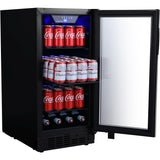 Edgestar BBR901BL 15" Wide 80 Can Built-In Beverage Center in Black