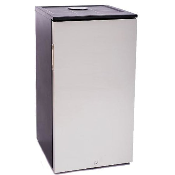Undercounter Keg Convection Refrigerator Black & Stainless Steel 18